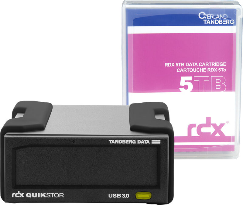 Tandberg Data 8882-RDX Backup-lagringsenhed Lagringsdrev RDX-patron 5 TB