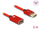 DeLOCK 81082 DisplayPort kabel 2 m Rød