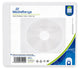MediaRange BOX69-50 optisk disk etui 1 diske Gennemsigtig, Hvid