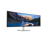 DELL UltraSharp U4924DW computerskærm 124,5 cm (49") 5120 x 1440 pixel 5K Ultra HD LCD Sort, Sølv