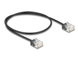 DeLOCK 80370 netværkskabel Sort 0,5 m Cat6 U/UTP (UTP)