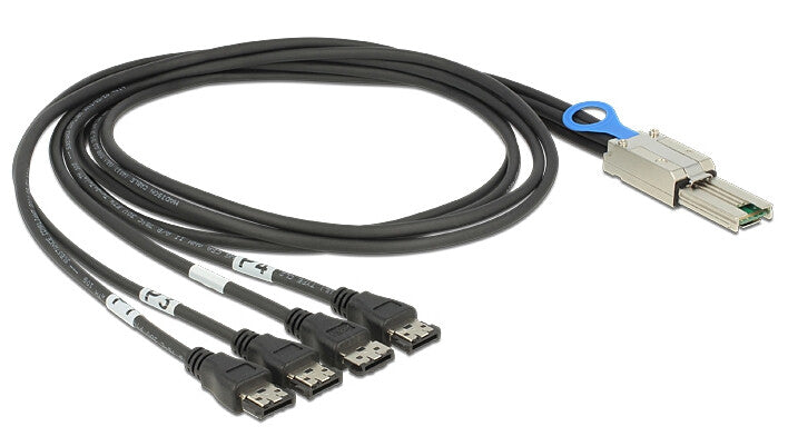 DeLOCK 83064 Serial Attached SCSI (SAS)-kabel 1 m 6 Gbit/sek.