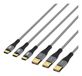 EFB Elektronik USB-AC-00008 USB-kabel USB 2.0 2 m USB A USB C 0,48 Gbit/sek. 60 W Sort, Grå