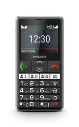 Emporia emporiaPURE-LTE 5,87 cm (2.31") 107 g Sort Senior telefon