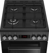 Beko FSM51330DAOT Fritstående komfur Elektrisk Gaskomfur Anthracit