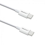 Qoltec 52360 USB-kabel USB 2.0 1,5 m USB C 0,48 Gbit/sek. 60 W Hvid