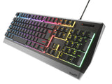 GENESIS Rhod 300 RGB tastatur Spil USB QWERTY Engelsk Sort