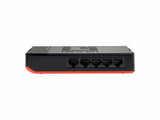 LevelOne GSW-0507 netværksswitch Ikke administreret Gigabit Ethernet (10/100/1000) Sort, Rød