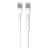 Extralink Kat.6 U/FTP 5m 1Gbps Biały | Patchcord LAN | Miedź Kabel sieciowy skrętka, łamana końcówka (EX.38947) netværkskabel Hvid Cat6 U/FTP (STP)