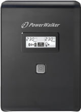 PowerWalker VI 1500 LCD UPS-enhed 1,5 kVA 900 W 2 AC stikkontakt(er)