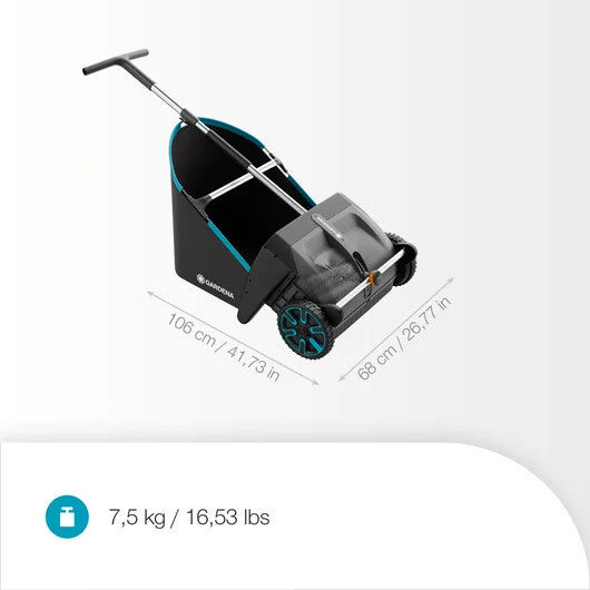 Gardena 3566-20 plænefejer Skub plæneklipper 9,5 kg