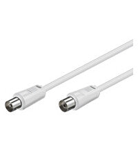 Goobay Coaxial cable, 7.5m koaxial kabel 7,5 m Koaksial Hvid