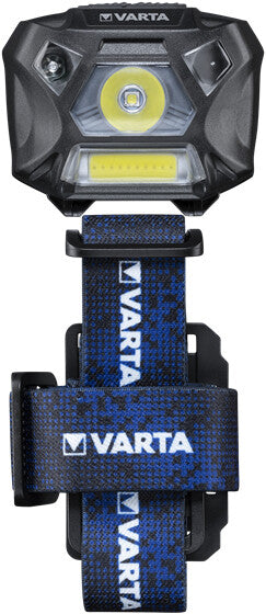 Varta WORK FLEX MOTION SENSOR H20 Sort, Blå Hovedbånd lommelygte LED