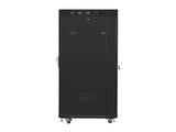 Lanberg FF01-8822-12BL stativ 22U Fritstående reol Sort
