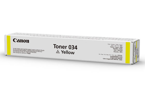Canon 034 tonerpatron 1 stk Original Gul
