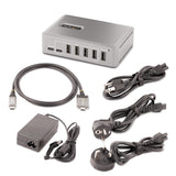 StarTech.com 10G8A2CS-USB-C-HUB interface hub USB 3.2 Gen 2 (3.1 Gen 2) Type-C 10000 Mbit/s Grå