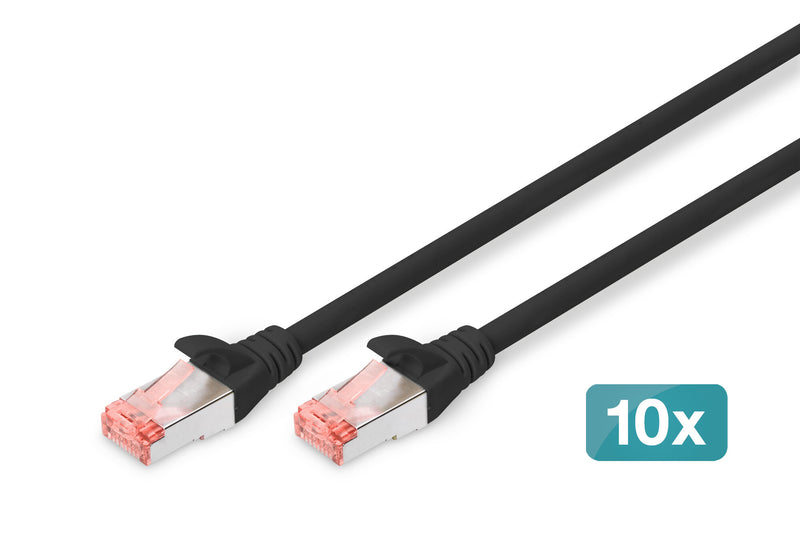 Digitus DK-1644-020-BL-10 netværkskabel Sort 2 m Cat6 S/FTP (S-STP)