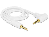 DeLOCK 84736 lydkabel 0,5 m 3.5mm Hvid