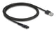 DeLOCK 90986 el-ledning Sort 1,2 m USB A 2-polet