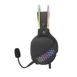 White Shark OX hovedtelefoner/headset Ledningsført Hjelm Spil Sort