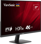 Viewsonic VA VA2708-4K-HD computerskærm 68,6 cm (27") 3840 x 2160 pixel 4K Ultra HD LED Sort