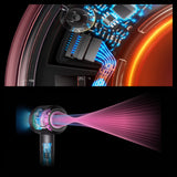 Dyson Supersonic Nural Straight + Wavy hårtørrer 1600 W Guld, Rød