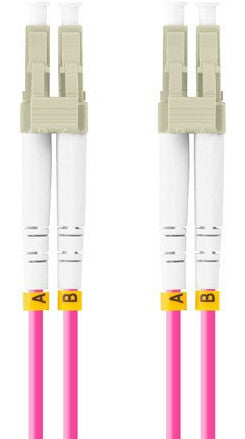 Lanberg FO-LULU-MD41-0005-VT InfiniBand og fiberoptisk kabel 0,5 m LC LC/UPC Violet