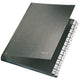 Leitz 58240095 opdeler til bog Sort Pap A4