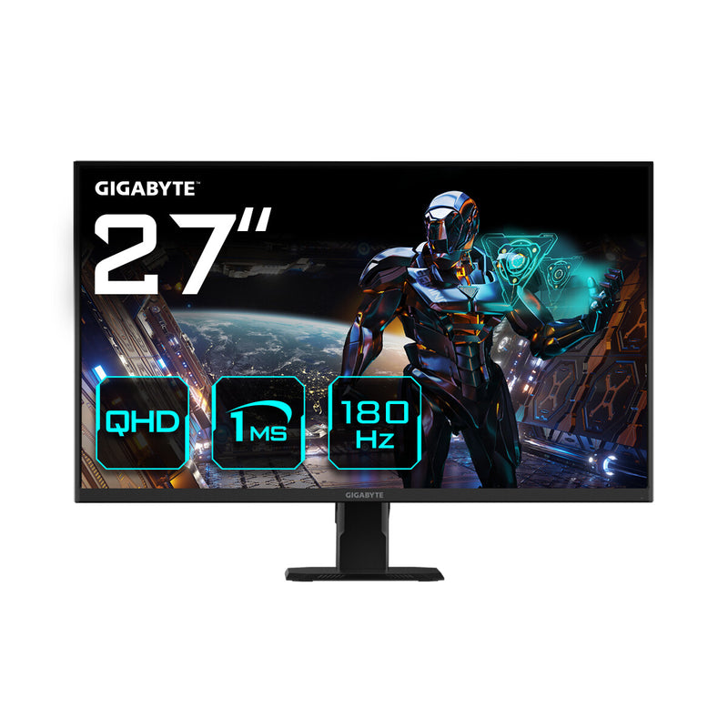 GIGABYTE GS27QA computerskærm 68,6 cm (27") 2560 x 1440 pixel Quad HD LCD Sort