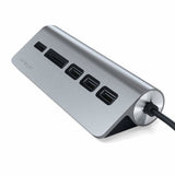 Satechi ST-TCHCRM dockingstation USB 3.2 Gen 1 (3.1 Gen 1) Type-C Grå