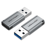 Vention CDPH0 kabel kønsskifter USB A USB C Grå