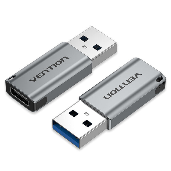 Vention CDPH0 kabel kønsskifter USB A USB C Grå