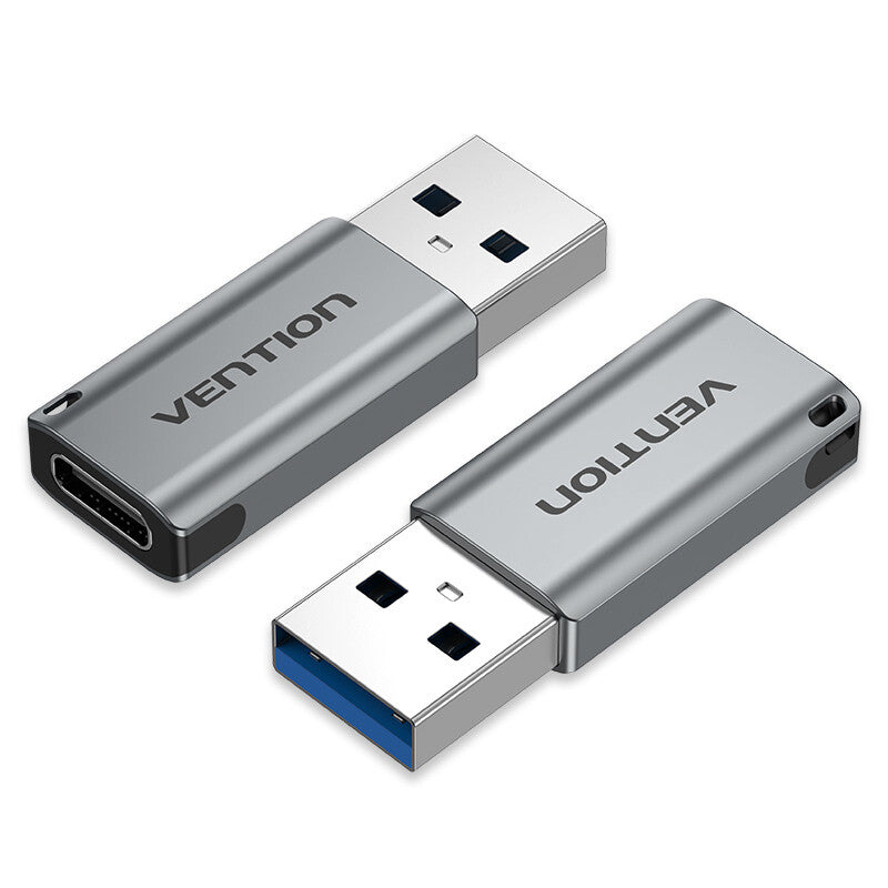 Vention CDPH0 kabel kønsskifter USB A USB C Grå