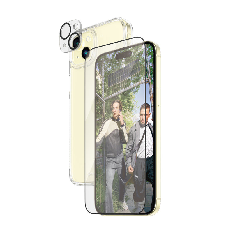 PanzerGlass ® 3-i-1 Pakke iPhone 15 Plus