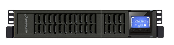 PowerWalker VFI 2000CRM LCD UPS-enhed Dobbeltkonvertering (online) 2 kVA 1600 W 4 AC stikkontakt(er)