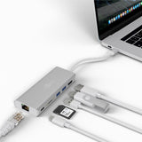 Goobay 76788 dockingstation USB Type-C Sølv