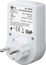 Goobay 59038 elektronisk tæller Hvid Daglig timer