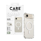 PanzerGlass CARE™ by ® Samba Case Transparent m. Hvid MagSafe iPhone Air
