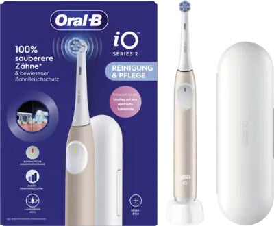 Oral-B 2 iO Voksen Vibrerende tandbørste Lyserød, Hvid