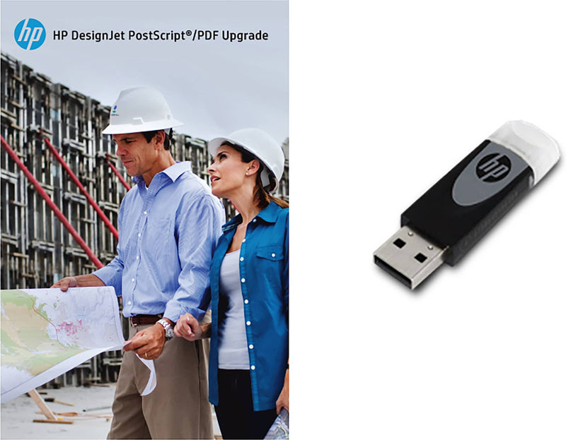 HP DesignJet PostScript PDF opgraderingskit