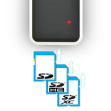 Axagon CRE-X1 kortlæser USB 2.0 Sort, Hvid