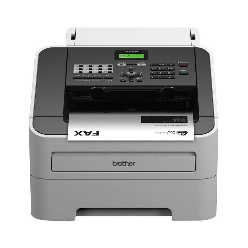 Brother FAX-2840 fax maskine Laser 33,6 Kbit/s A4 Sort, Grå