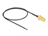 DeLOCK 12658 koaxial kabel 0,35 m RP-SMA MHF 4L LK Sort