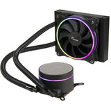 Inter-Tech LC-120 RGB Processor Alt-i-en væskekøler 12 cm Sort 1 stk