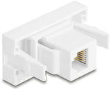 DeLOCK 90898 stikkontakt RJ-12 Hvid