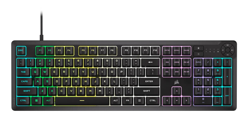 Corsair K55 CORE RGB tastatur Spil USB QWERTY US engelsk Sort