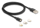 DeLOCK 88165 USB-kabel 1 m USB A Sort