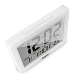 Mebus 25738 vækkeur Quartz alarmur Hvid