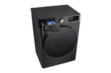 LG F2V7SLIM9B vaskemaskine Front-læsning 9 kg 1200 rpm Sort
