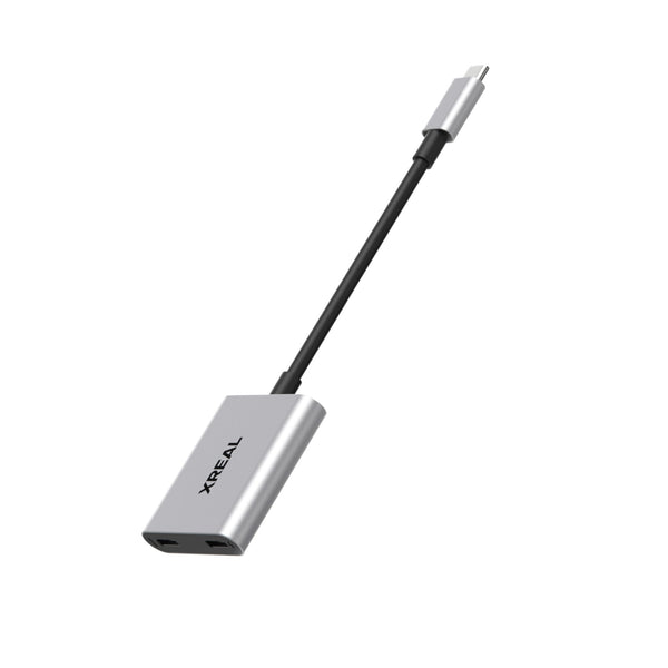 XREAL X7007 interface hub USB 2.0 Type-C Grå